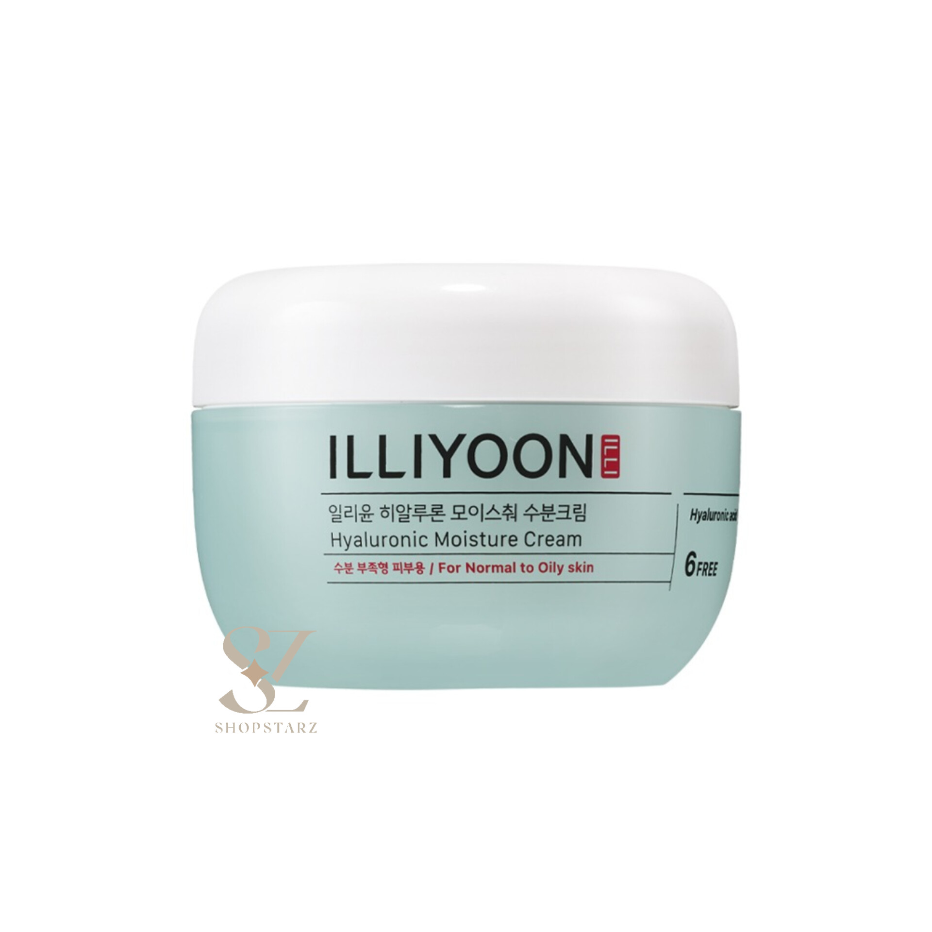 خرید کرم آبرسان هیالورونیک اسید ایلیون | ILLIYOON Hyaluronic Moisture Cream 6Free 100ml